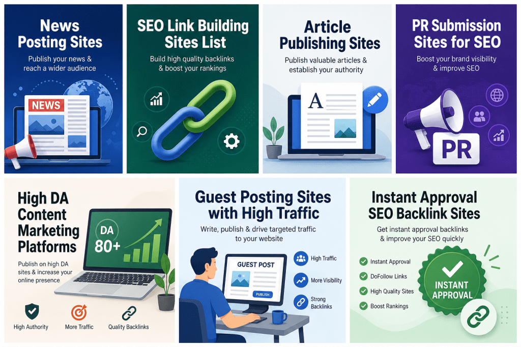 Top High DA Backlink Sites List to Buy SEO Links 